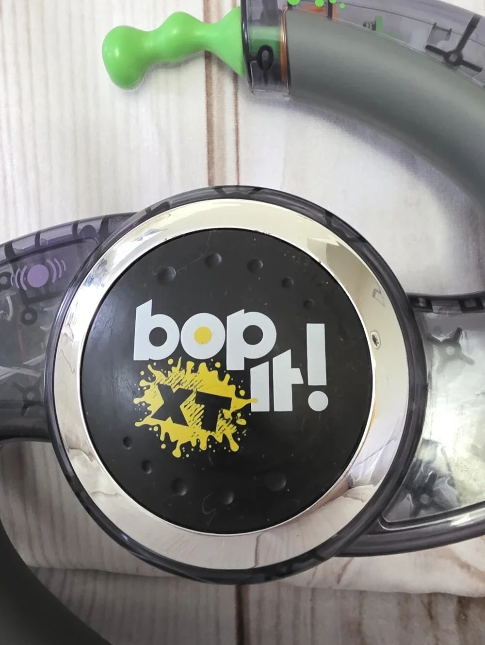 Bop It XT Onyx Black Clear Skill Game Party Works 2010